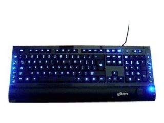   KB208BK Two Color Blue Red Character Illuminated Wired Keyboard