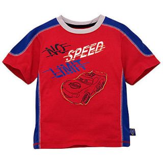 Lightning McQueen No Speed Limit T Shirt sz 2T,3T,4T