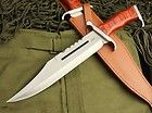 Top Rambo 3 III Hibben Bowie Knife NR W/red wood handle & a Mini 