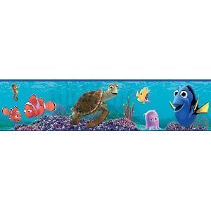   Nemo Self Stick Wall Border, 5 Inch x 15 Foot. Fast, 