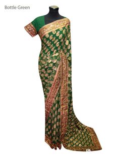 Indian bollywood wedding desi sarees party latest cheap designer saris 