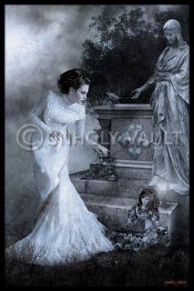 Gothic Vampire Cemetery Ghost Doll Dead Victorian Corpse Bride Poster 