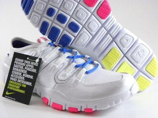 Nike Free Trainer 7.0 IV White/Rainbow Running Work Gym Womens Shoes 