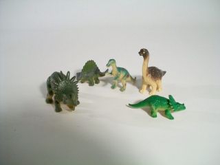 Lot 5 Dinosaur Toy Figurines Styracosaurus Dimetrodon Brachiosaurus 
