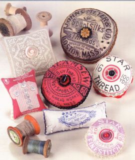 Vintage Pincushions   quick and easy pattern   downloadable designs