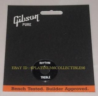 Gibson Switch Ring Toggle Washer Black /Wht Guitar Parts Les Paul SG 