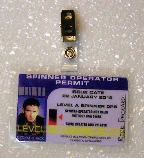 Blade Runner ID Badge Operator Permit Rick Deckard