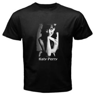 Hot New Item BEAUTIFUL KATY PERRY High Quality Black Sporty T shirt 