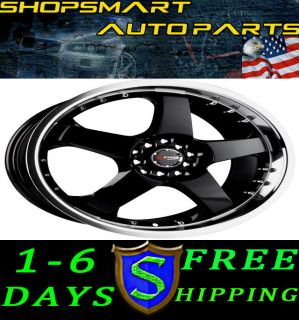 18 Chrome Incubus Shylock Wheels Rims 5x114.3 5 Lug Mazda 3 6 TSX 