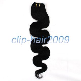   Body wavy brazilian Remy Human Hair Wave Weaving Weft Extensions 01