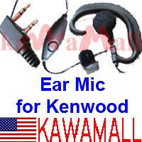 kenwood ear hanger earpiece ptt+ mic for tk 270 3101