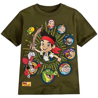 New Boy Disney Jake and the Never Land Pirates T Shirt Tee Size 2/3 4 