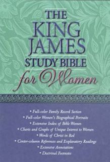 The King James Study Bible for Women by Thomas Nelson 2003, Hardcover 