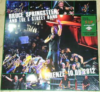 BRUCE SPRINGSTEEN & E STREET  A Firenze 2012  5 LP+3CD+1DVD + Box 
