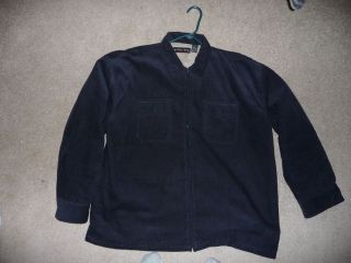 men s lined corduroy jacket navy blue 2xl 