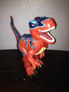 Mattel IMAGINEXT Dinosaur RAZOR the T REX red/blue/black 12 tall and 