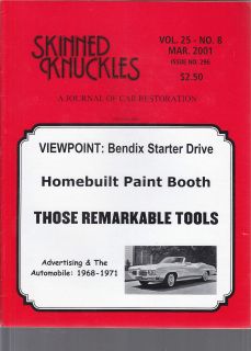 Skinned Knuckles 3/01, BMC Mini, Sunbeam, Homebuilt Paint Booth 