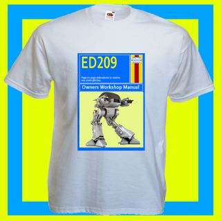 ROBOCOP ED 209 HAYNES MANUAL T SHIRT ALL SIZES COLOURS AVAILABLE