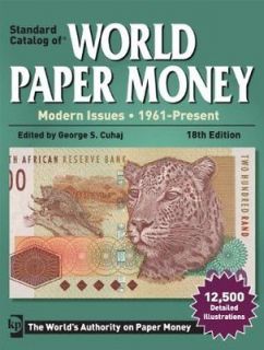 KRAUSE STANDARD CATALOG OF WORLD PAPER MONEY MODERN ISSUES 18TH 