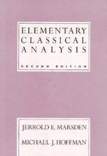   by Michael J. Hoffman and Jerrold E. Marsden 1993, Hardcover