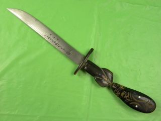 vintage handmade philippines fighting knife dagger  55