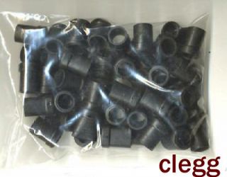 50 soft rubber tobacco pipe stem tip tips grips protectors
