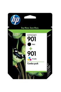 HP 901 Combo Pack CN069FN 140 More than one color Tri Color Black Ink 