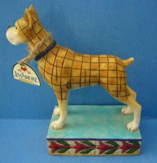 2006 Jim Shore Boxer Dog Figurine LADY 4006932 MIB