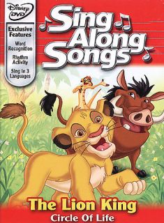 Disneys Sing Along Songs   The Lion King Circle of Life, Good DVD 