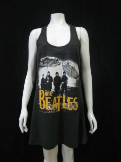 THE BEATLES John Lennon Mini Dress UK Rock n Roll Sz M