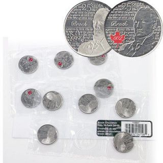WoW 2012 Canada Sir Isaac Brock 10 Pack 25 Cents Including Mint 