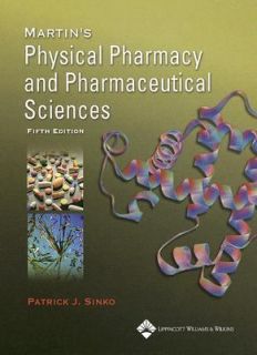   Sciences by Patrick J. Sinko 2005, Hardcover, Revised