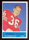 1964 Philadelphia Tommy Davis #159 NR/MINT football car