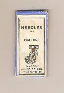 Jones Family CS Sewing Machine Needles Round Shank Popular Spool