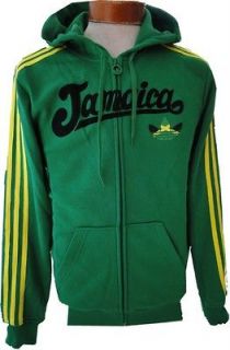 NEW Mens $80 ADIDAS ORIGINALS JAMAICA Sweatshirt HOODY JACKET Jumper 