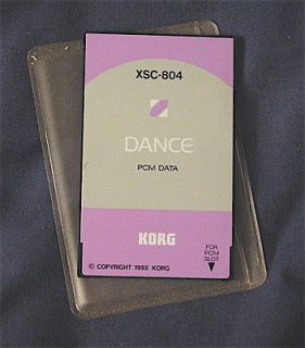 KORG XSC 804 Dance PCM Data Card for O1W and Wavestation SR