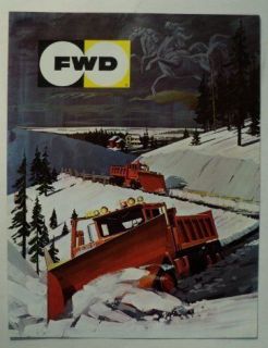 FWD 1972 Snow Plow Trucks Sales Brochure