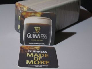 125 Count Guinness Made of More beer Coasters bar pub stout matts 