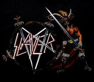 SLAYER cd cvr SHOW NO MERCY Official SHIRT SMALL New vintage style