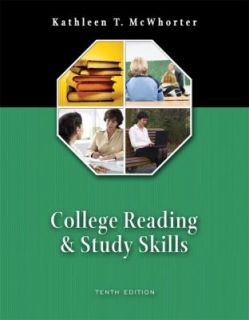 College Reading and Study Skills by Kathleen T. McWhorter 2006 