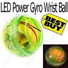newly listed golf gyro led massage power wrist exercise ball