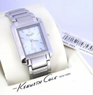   KC4584 WOMENS SLIM ST.STEEL BAND SKY BLUE DIAL WR. WATCH NEW