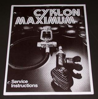 poseidon cyklon maximum regulator scuba service manual 
