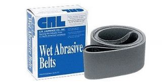106 100X Grit Wet Abrasive Belts for Upright Belt Sanders  5/Box