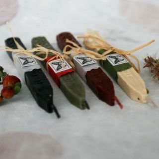 sealing wax natural with wick red black green ivory from