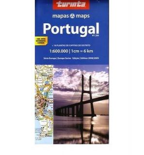   Road Street Folded Map   Turinta, Lisbon Lisboa With 18 City Maps