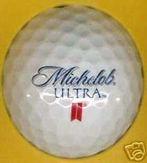 beer michelob ultra logo golf ball 2 