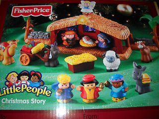 fisher price little people christmas nativity set brand new in
