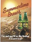 Original Print Ad 1980 LITTLE KINGS CREAM ALE Summertim​.