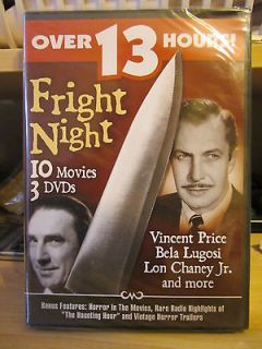   , 10 Movies, (DVD, 2004, 3 Disc Set), NEW, Lon Chaney, Vincent Price